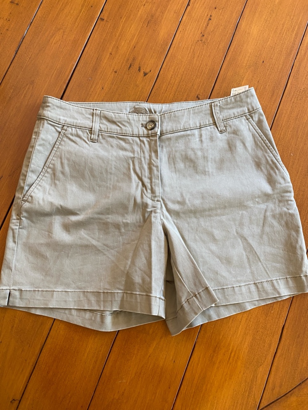 Tommy Bahama Light Gray Womens Bermuda Shorts